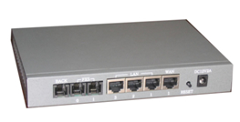 VoIP Broadband Gateway with 1 WAN, 3 LAN, 2 FXS, 1 PSTN Lifeline, IAD (with Integrated Router and T.38 Fax Support